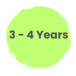 3 - 4 years
